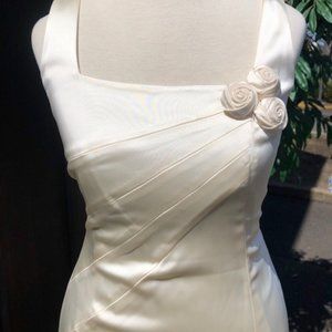 Calvin Klein Cream Cocktail Dress